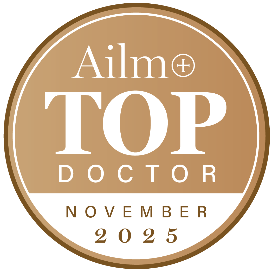 Ailm atelier badge novemeber gold | william bruno plastic surgery | william bruno plastic surgery